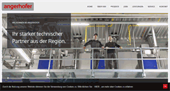 Desktop Screenshot of angerhofer.at