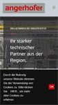 Mobile Screenshot of angerhofer.at